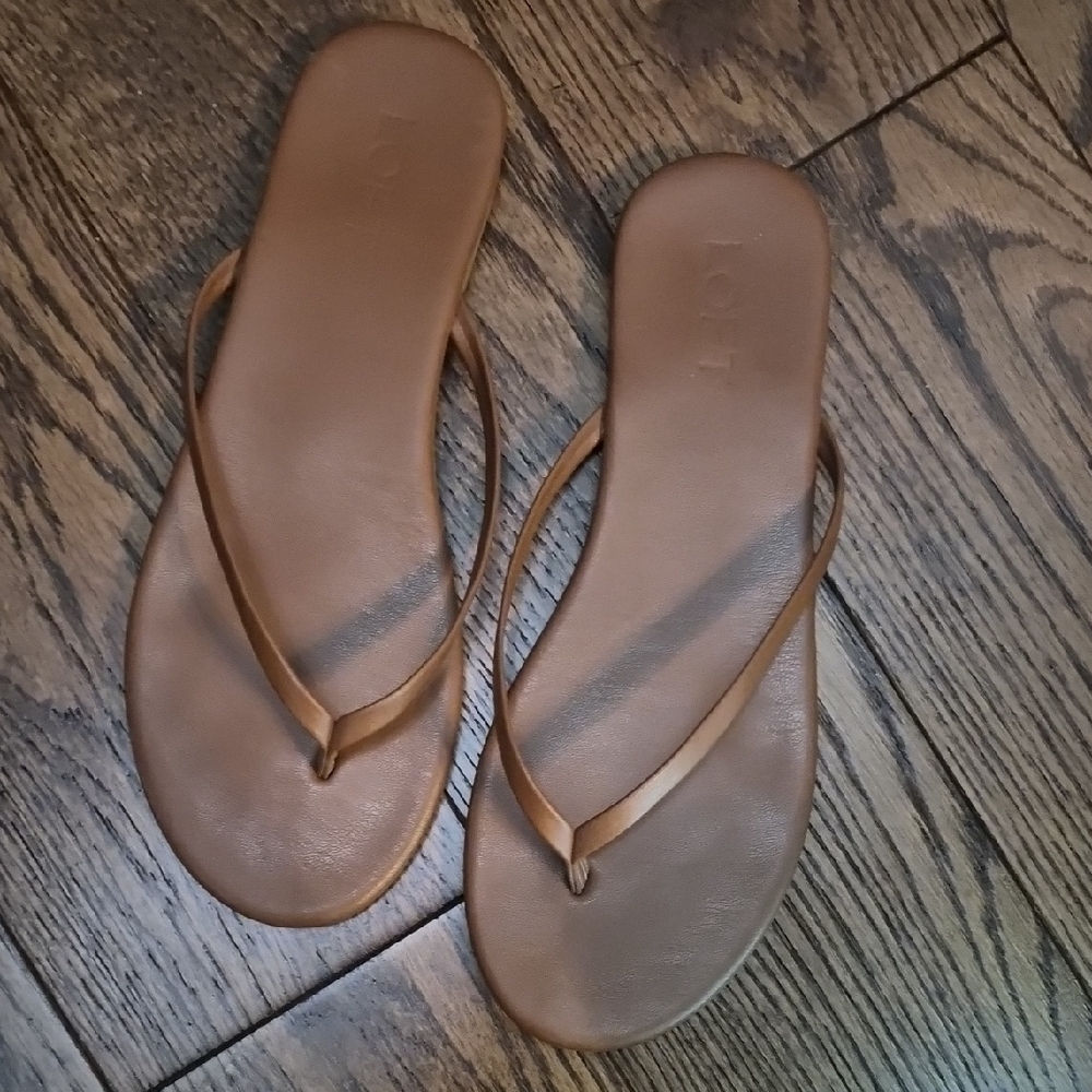 LOFT Carmel PLeather Sandals